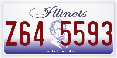 IL license plate Z645593