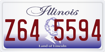 IL license plate Z645594