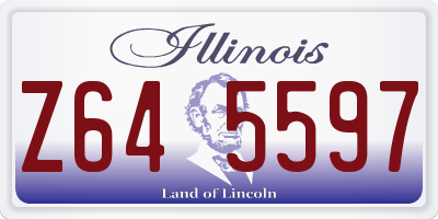 IL license plate Z645597