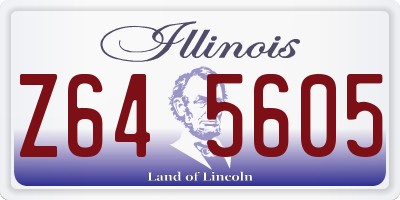IL license plate Z645605
