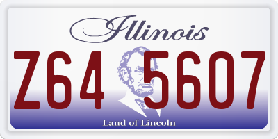 IL license plate Z645607