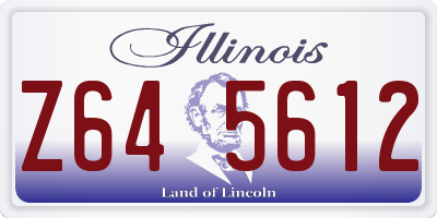 IL license plate Z645612