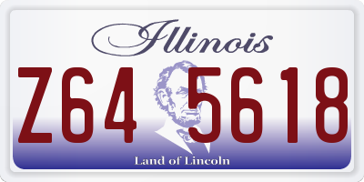 IL license plate Z645618