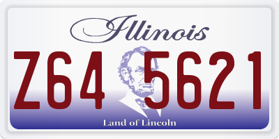 IL license plate Z645621