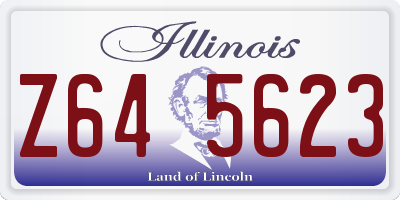 IL license plate Z645623