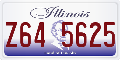 IL license plate Z645625