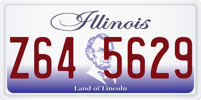 IL license plate Z645629
