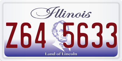 IL license plate Z645633
