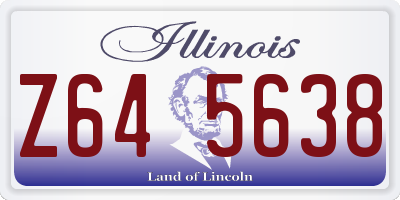 IL license plate Z645638