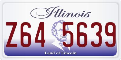 IL license plate Z645639