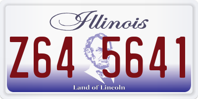 IL license plate Z645641