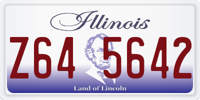 IL license plate Z645642