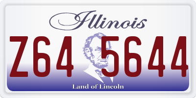 IL license plate Z645644