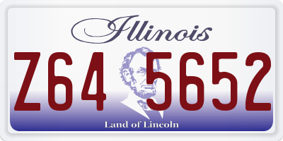 IL license plate Z645652