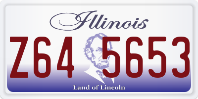 IL license plate Z645653