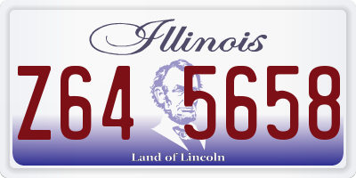 IL license plate Z645658