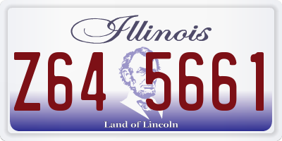 IL license plate Z645661