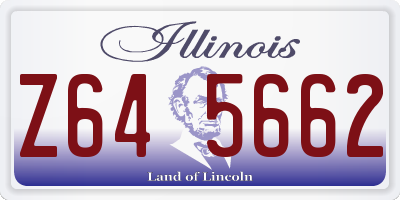 IL license plate Z645662