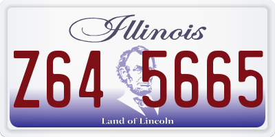 IL license plate Z645665