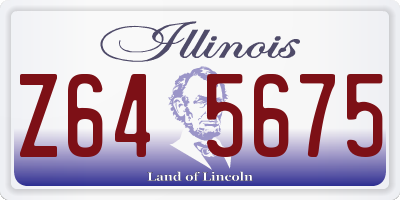IL license plate Z645675