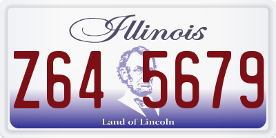 IL license plate Z645679