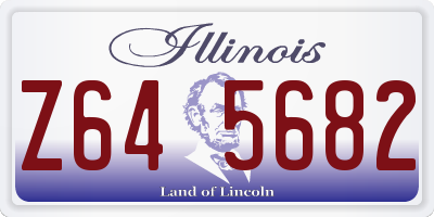 IL license plate Z645682