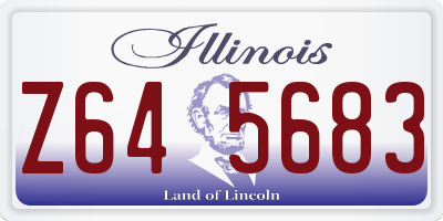 IL license plate Z645683