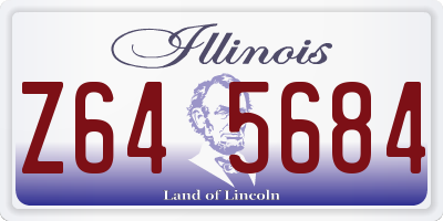 IL license plate Z645684
