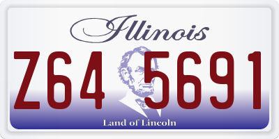 IL license plate Z645691