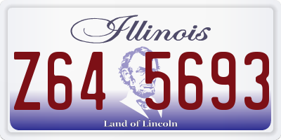 IL license plate Z645693