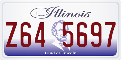 IL license plate Z645697