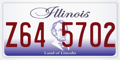 IL license plate Z645702