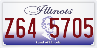 IL license plate Z645705