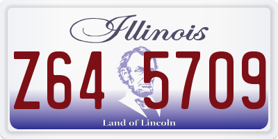 IL license plate Z645709