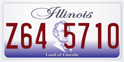 IL license plate Z645710