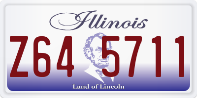 IL license plate Z645711