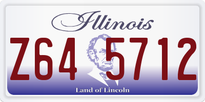 IL license plate Z645712