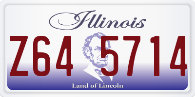 IL license plate Z645714