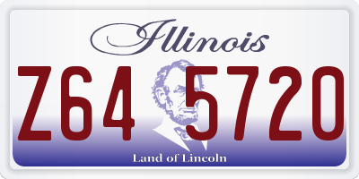 IL license plate Z645720