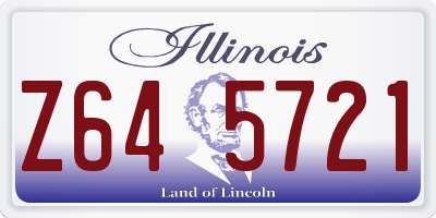 IL license plate Z645721