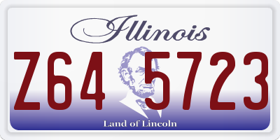 IL license plate Z645723