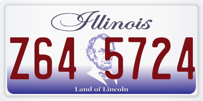 IL license plate Z645724