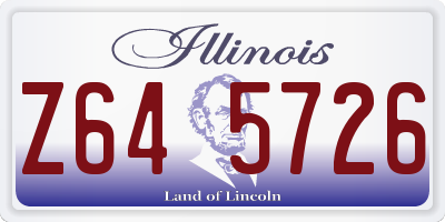 IL license plate Z645726