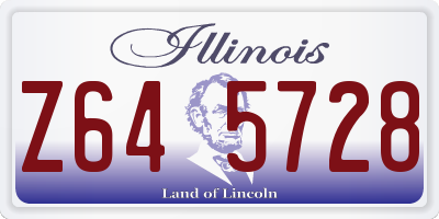 IL license plate Z645728