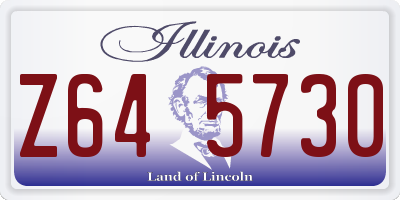 IL license plate Z645730