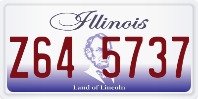 IL license plate Z645737