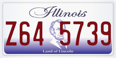 IL license plate Z645739