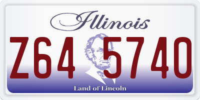 IL license plate Z645740