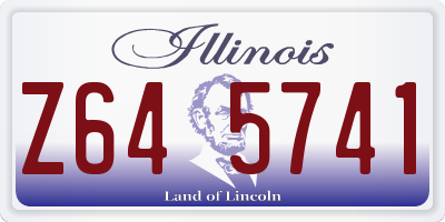 IL license plate Z645741