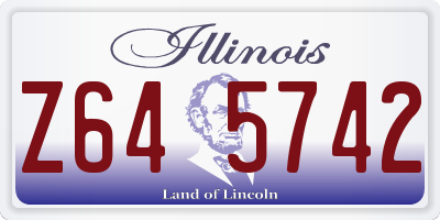 IL license plate Z645742